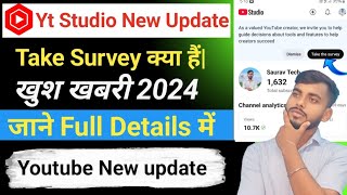 creator demographic youtube kya hai  Creator demographics kya hai l youtube take survey Kay hai [upl. by Lias379]