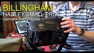 Billingham Hadley Small Pro  Camera Bag Review [upl. by Chaworth]