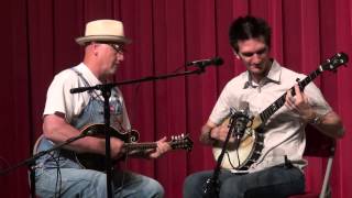 Adam Hurt with Mike Compton  Old Dangerfield  Midwest Banjo Camp 2014 [upl. by Camm]