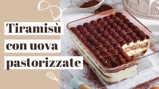 Tiramisù  Ricetta originale versione con savoiardi uova pastorizzate e panna [upl. by Shelah]