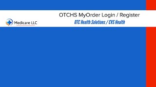 wwwcvscomotchsmyorder  OTCHS Login  Register [upl. by Carper314]