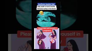 Baby unable to move due to insufficient amniotic fluid😥😥viralvideo trending viralshorts [upl. by Nynnahs]