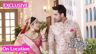 Yeh Rishta Kya Kehlata Hai  On Location  Abhira Aur Armaan Me Pyaari Si Nok Jhok FUNNY Scene [upl. by Walke496]