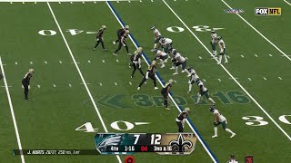 61yard gain in crunch time Goederts drag route works wonders vs Saints [upl. by Notkcorb]