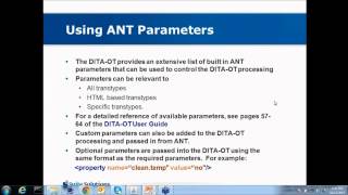 DITA Quick Start Getting Started with the DITA Open Toolkit [upl. by Itsym]