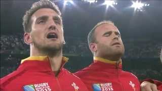 Wales Sing the National Anthem vs England  Hen Wlad Fy Nhadau  Rugby World Cup 2015  26092015 [upl. by Airelav59]