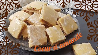 Carrés cœurs fondants orange amandes – bredeles alsaciens [upl. by Keary]