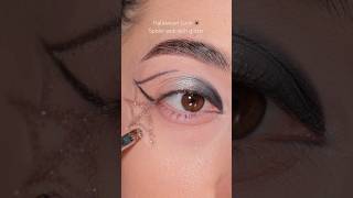 Trying spider make up🕷️halloween halloweenmakeuplook spidermakeup eyemakeup makeuptutorial [upl. by Carmencita]