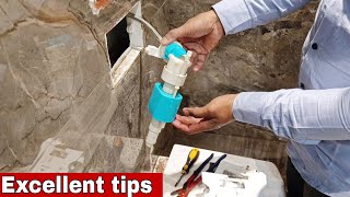 how to repair leaking concealed flush tank [upl. by Anniken902]