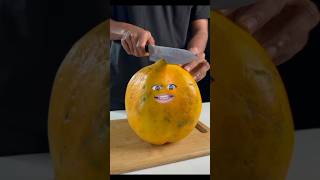 पपीता juice 🤣  Healthy Papaya Juice shorts asmr youtubeshorts [upl. by Fornof]