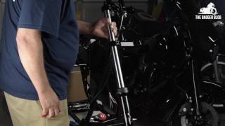 VTWINNOWCOM  The FXRP Build  Episode 4 Triple Trees Handlebars and Fork Legs [upl. by Iraj]