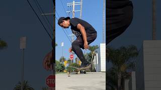 Fakie Bigger spin Backside Flip Big Flip trending skateboarding travisscott shorts [upl. by Suertemed]