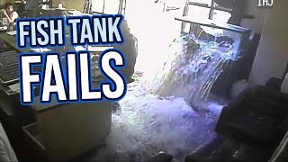 Fish Tank Fails 2018  Funny Fail Compilation [upl. by Litta92]