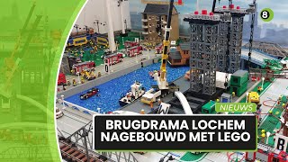 Brugdrama Lochem en andere incidenten nagebouwd met LEGO in Brandweermuseum Borculo [upl. by Sheeree]