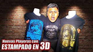 ✔🎤🤩NUEVAS PLAYERAS SONIDERAS EN 3D ESTAMPADO EN ALTO RELIEVE [upl. by Brag]