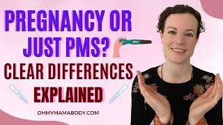 Pregnancy or PMS clear differences explained [upl. by Ranit]