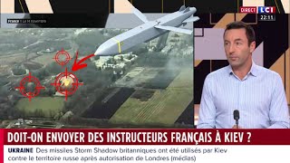 🇺🇦🇷🇺 Missiles STORM SHADOW sur la RUSSIE  Des instructeurs français en Ukraine [upl. by Charo]