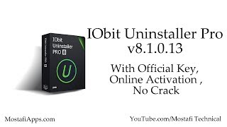 IObit Uninstaller Pro 81013 With License Key  Mostafi Technical [upl. by Cheney]