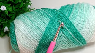 Unusual Nice and new for beginners baby blanket crochet stitch [upl. by Llednahs]