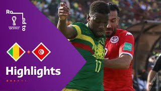 Mali v Tunisia  FIFA World Cup Qatar 2022 Qualifier  Match Highlights [upl. by Crenshaw]