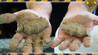 Metal Casting Play Sand  TKOR Shows You How To Make Green Sand Sand Casting And More [upl. by Kerrill356]