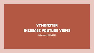 YTMonster Auto Subscribe Script iMacros 2020 Work 100 [upl. by Thissa]