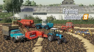 FS19 Timelapse 58 Уборка соломы прессование в тюки перевозка [upl. by Anoyet]