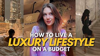 10 ways to live a RICH GIRL life on a broke girl budget 💸 [upl. by Mashe]