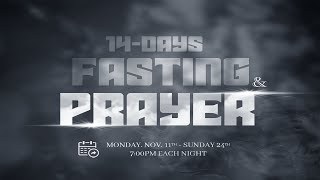 Day 12 of 14 Days Fasting amp Prayer  Friday Nov 22nd 2024  Dr Kobby Sarpong [upl. by Clementi]