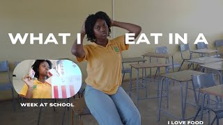 What I eat in a week  SCHOOL [upl. by Cyndi]