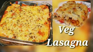 Lasagna With Instant Sheets  Vegetable Recipe [upl. by Adilem]