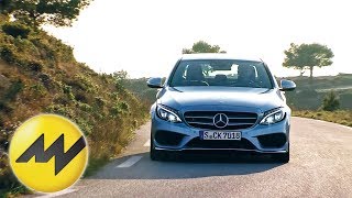 Neue Mercedes CKlasse im Test 2014  C400 4Matik Fahrbericht  Video [upl. by Aderb537]