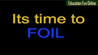 FOIL RAP BY EDUCATION FUN ONLINE 2015 [upl. by Domingo]