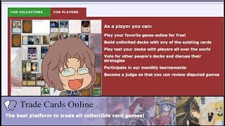 TradeCardsOnline Tutorial  How to Play and Trade Your Favorite Card games Online for Free [upl. by Htabmas]