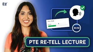 PTE Speaking 9090 Tips amp Tricks  Retell Lecture [upl. by Retsevlis]