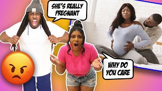 GETTING MAD THAT MY EX IS PREGNANT PRANK ON HUSBAND Panton Squad [upl. by Mlohsihc367]