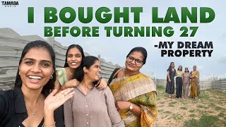 I Bought Land Before Turning 27🏡🤗  My Dream Property  Pranavi Anakali [upl. by Esinwahs628]