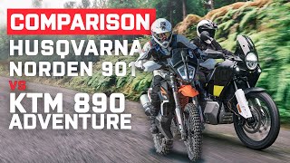 Husqvarna Norden 901 vs KTM 890 Adventure  The Ultimate Adventurer [upl. by Fang]