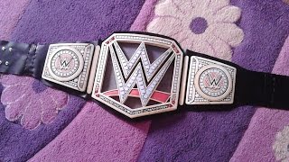 WWE World Heavyweight Title made from cardboard [upl. by Haseena583]