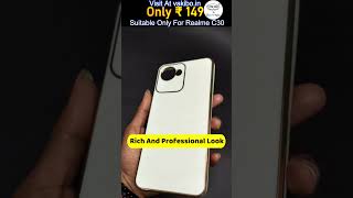 VAKIBO Glossy Chrome Model TPU Back Cover Case Suitable for Realme C30 [upl. by Kral]