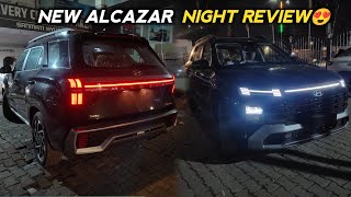 Finally😍 All New Alcazar Facelift Night Review [upl. by Scrivings907]