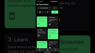 G1 Test Ontario app demo  KharagEdition [upl. by Netaf]