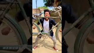 cycle ko danton se utha liya 😂 comedy funny please like a subscriber or saree [upl. by Silado]