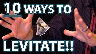 10 Ways to LEVITATE Epic Magic Trick How Tos Revealed [upl. by Aliab]