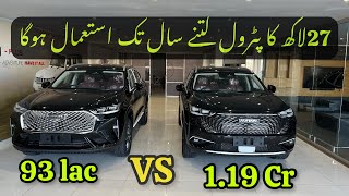 27 lac ka Pertrol kitne sal use hoga  Haval H6 hybrid vs petrol comparison [upl. by Assirual]