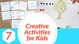 7 AWESOME CREATIVE ACTIVITIES FOR KIDS  ACTIVITY FOR KIDS [upl. by Nnaeus]