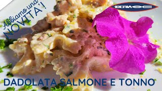 FARFALLE al SALMONE con panna e limone Che bontà [upl. by Hterrag]