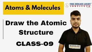 Draw the atomic structure structure of atom  electron distribution in orbit  class 9  chapter3 [upl. by Todhunter625]