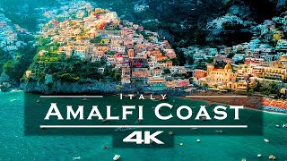 Amalfi Coast Italy 🇮🇹  by drone 4K [upl. by Analla]