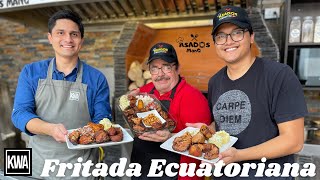 Como Hacer una Fritada Ecuatoriana con KWAEC ASADOS ManQ [upl. by Arocahs198]